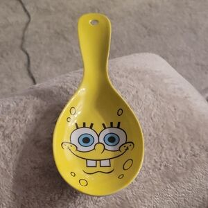 Nwot Yellow SpongeBob SquarePants Spoon Rest